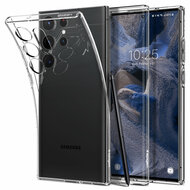 Spigen Liquid Crystal Galaxy S23 Ultra hoesje transparant
