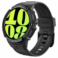 Spigen Rugged Armor Pro Galaxy Watch 6 44 mm hoes + bandje Zwart