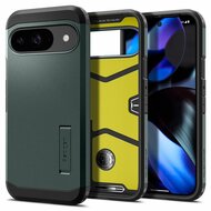 Spigen Tough Armor Pixel 9 / 9 Pro hoesje groen