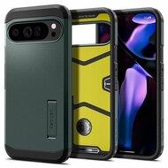 Spigen Tough Armor Pixel 9 Pro XL hoesje groen
