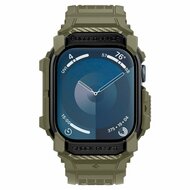 Spigen Rugged Armor Pro Apple Watch 10 46 mm hoesje groen