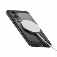 Spigen Tough Armor Galaxy S25 Edge hoesje gun metal