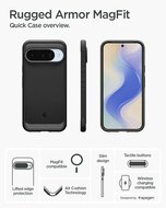 Spigen Rugged Armor MagSafe Google Pixel 10 / Google Pixel 10 Pro hoesje zwart