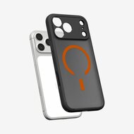 Spigen Ultra Hybrid MagSafe iPhone 17 Pro Max hoesje frost zwart / oranje