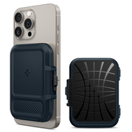 Spigen Lock Fit MagSafe kaarthouder wallet slate