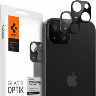 Spigen Optik iPhone 15 / iPhone 15 Plus camera beschermer zwart 2 pack 