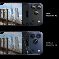Spigen Optik Pro XL EZ Fit iPhone 17 Pro camera protector zwart