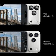 Spigen Optik Pro XL EZ Fit iPhone 17 Pro camera protector zilver