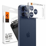 Spigen Optik Pro XL EZ Fit iPhone 17 Pro Max camera protector blauw