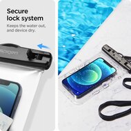 Spigen A601 Universeel waterdicht hoesje zwart