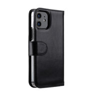 Melkco Wallet iPhone 12 mini hoesje Zwart