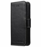 Melkco Leather Wallet iPhone SE/5S hoesje Zwart