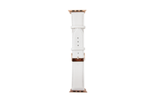 dbramante1928 Leather Watch strap 42 mm White