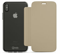 BeHello Bookcase iPhone X hoesje Goud