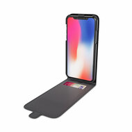 BeHello Flipcase iPhone X H&uuml;lle Schwarz