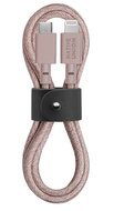 Native Union Belt USB-C naar Lightning kabel Rose