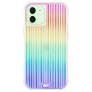 Case-Mate Tough Groove iPhone 12 mini hoesje Iridescent