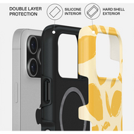 Burga Tough MagSafe iPhone 17 Pro hoesje lemon tart