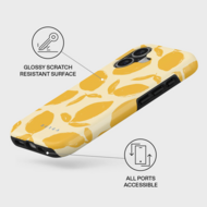 Burga Tough MagSafe iPhone 17 hoesje lemon tart