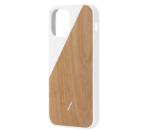 Native Union Clic Wooden iPhone 12 Pro / iPhone 12 hoesje Wit
