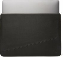 Decoded Leather Frame MacBook 13 inch sleeve Zwart
