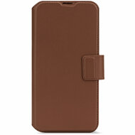 Decoded Leren 2-in-1-Geldb&ouml;rse iPhone 16 Plus H&uuml;lle, hellbraun
