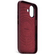 Decoded Leather backcover iPhone 17 hoesje dark ruby