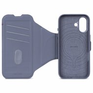 Decoded Textured Silicone 2 in 1 Wallet iPhone 17 hoesje blauw