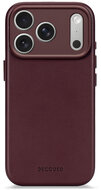 Decoded Leather backcover iPhone 17 Pro hoesje dark ruby