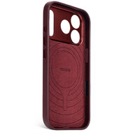 Decoded Leather backcover iPhone 17 Pro hoesje dark ruby