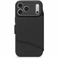 Decoded Textured Silicone 2 in 1 Wallet iPhone 17 Pro hoesje zwart
