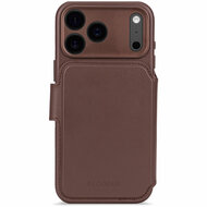 Decoded Leather Detachable 2 in 1&nbsp;Wallet iPhone 17 Pro hoesje bruin