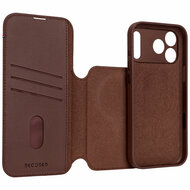 Decoded Leather Detachable 2 in 1&nbsp;Wallet iPhone 17 Pro hoesje zwart