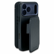Decoded Leather Detachable 2 in 1&nbsp;Wallet iPhone 17 Pro hoesje navy