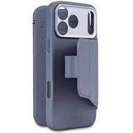 Decoded Textured Silicone 2 in 1 Wallet iPhone 17 Pro Max hoesje blauw