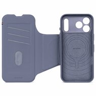 Decoded Textured Silicone 2 in 1 Wallet iPhone 17 Pro Max hoesje blauw