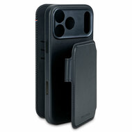 Decoded Leather Detachable 2 in 1&nbsp;Wallet iPhone 17 Pro Max hoesje navy