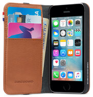 Decoded Leather Wallet iPhone SE / 5S hoesje Bruin