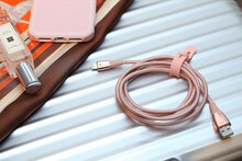Just Mobile ZinCable Braided Lightning kabel Rose