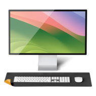 Native Union&nbsp;Desk mat bureamat zwart / kraft
