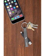 Belkin Lightning to USB cable Keychain Silver