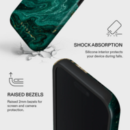 Burga Tough MagSafe iPhone 17 hoesje emerald pool