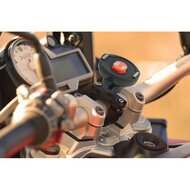 Tigra FitClic Neo iPhone XS Max motorfietshouder Zwart