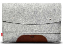 Pack Smooch Hampshire MacBook Pro 16 inch sleeve Lichtgrijs