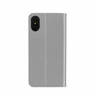Tucano Filo iPhone X Wallet hoes Zilver