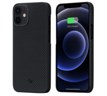 Pitaka Air iPhone 12 mini aramid fiber hoesje Zwart