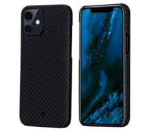 Pitaka MagEZ iPhone 12 mini aramid fiber hoesje Zwart