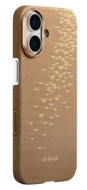 Pitaka Ultra Slim MagSafe iPhone 17 hoesje golden tint