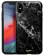 LAUT Huex Marble iPhone Xs Max hoesje Zwart
