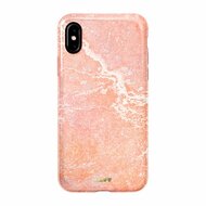 LAUT Huex Marble iPhone Xs Max hoesje Roze